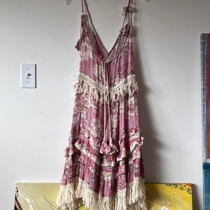 Z&L pink boho dress. Like new